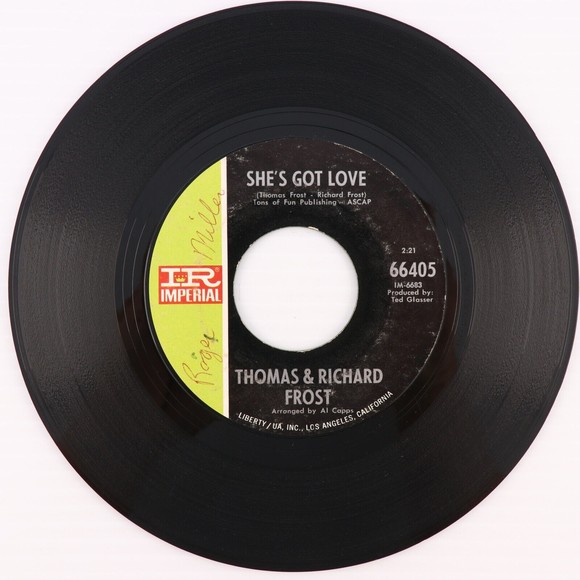 Thomas & Richard Frost, She's Got Love/ The Word Is Love 45 rpm 7" Single Record - Picture 6 of 8